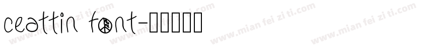 ceattin font字体转换